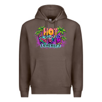 Coffee Hot wife summer Premium Hoodie - NancyCooperArtShop