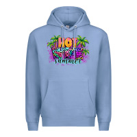 Colony Blue Hot wife summer Premium Hoodie - NancyCooperArtShop