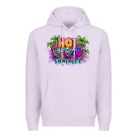 Lilac Hot wife summer Premium Hoodie - NancyCooperArtShop