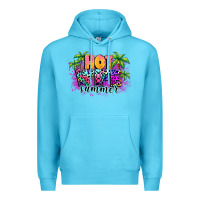 Ocean Blue Hot wife summer Premium Hoodie - NancyCooperArtShop