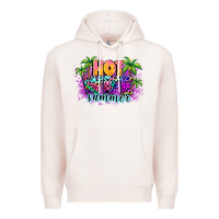 Pale Pink Hot wife summer Premium Hoodie - NancyCooperArtShop