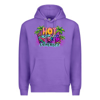 Purple Hot wife summer Premium Hoodie - NancyCooperArtShop