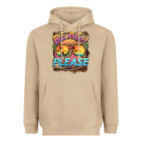 Mushroom becach please Heavyweight Hoodie - BarkalooDesign