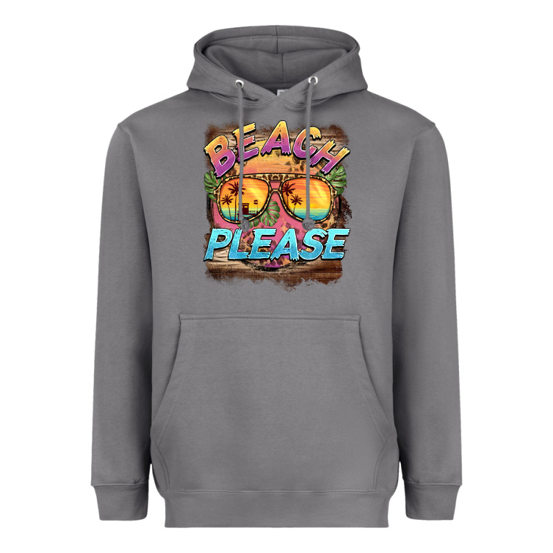 Becach Please Heavyweight Hoodie by BarkalooDesign | Teevron