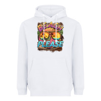 White becach please Heavyweight Hoodie - BarkalooDesign