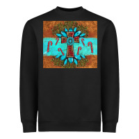 Black christmas cross gemstone Heavyweight Sweatshirt - AdoDesignShop