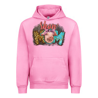 Fuchsia Pink Show mom pig Urban Hoodie - CowGirlArtShop