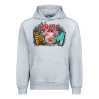 Heather Grey Show mom pig Urban Hoodie - CowGirlArtShop