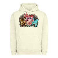 Pigment Pistachio Show mom pig Urban Hoodie - CowGirlArtShop