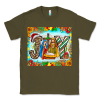 Army Green joy jesus Classic Tee - CowhideDigitalArt