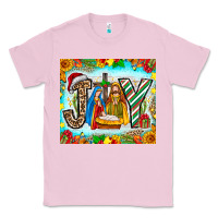 Bubblegum Pink joy jesus Classic Tee - CowhideDigitalArt