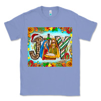 Colony Blue joy jesus Classic Tee - CowhideDigitalArt