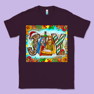 Joy Jesus Classic Tee Designed By Cowhidedigitalart