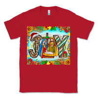 Red joy jesus Classic Tee - CowhideDigitalArt