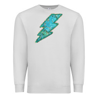Dove Grey Turquoise Lightning Premium Sweatshirt - Bettercallsaul