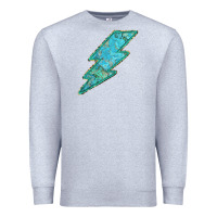 Heather Grey Turquoise Lightning Premium Sweatshirt - Bettercallsaul