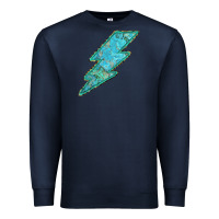 Navy Turquoise Lightning Premium Sweatshirt - Bettercallsaul