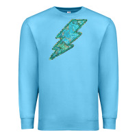 Ocean Blue Turquoise Lightning Premium Sweatshirt - Bettercallsaul