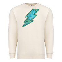 Sandshell Turquoise Lightning Premium Sweatshirt - Bettercallsaul