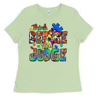 Matcha think before you judge autism Ladies Tee - Zillion Design Studio