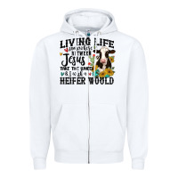 White living life somewhere between jesus take the wheel Zipper Hoodie - MaliasSmallBusiness