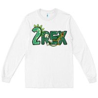 White two rex Long Sleeve Tee - MaliasSmallBusiness