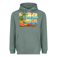 Sage summer vibes sunset and fruits Heavyweight Hoodie - BarkalooDesign