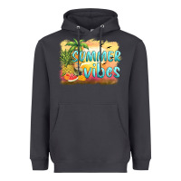 Smoke summer vibes sunset and fruits Heavyweight Hoodie - BarkalooDesign