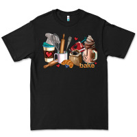 Black bakery coffee cups Premium Tee - AdoDesignShop
