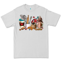 Dove Grey bakery coffee cups Premium Tee - AdoDesignShop
