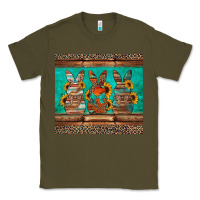 Army Green western easter bunnies Classic Tee - Jasminsmagicworld