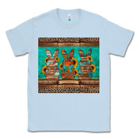 Dusty Blue western easter bunnies Classic Tee - Jasminsmagicworld