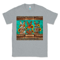 Heather Grey western easter bunnies Classic Tee - Jasminsmagicworld