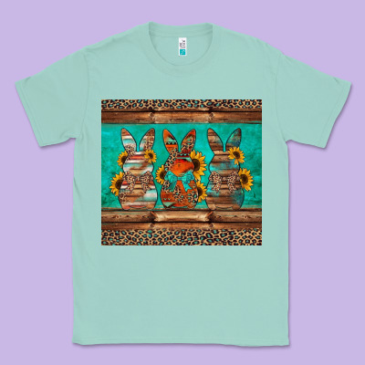 Western Easter Bunnies Classic Tee Designed By Jasminsmagicworld