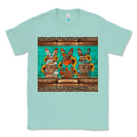 Seafoam western easter bunnies Classic Tee - Jasminsmagicworld