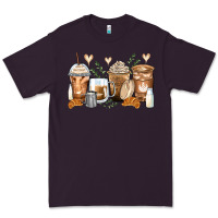 Plum latte coffee cups Premium Tee - Zillion Design Studio