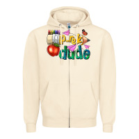 Sandshell pre k school pencil dude Zipper Hoodie - NancyCooperArtShop