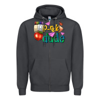 Smoke pre k school pencil dude Zipper Hoodie - NancyCooperArtShop