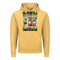 Vintage Mustard christmas fueled by cocoa and christ Vintage Hoodie - Artiststas