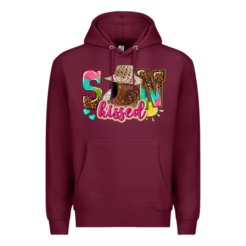 Afro Woman With Sunkissed Premium Hoodie by NancyCooperArtShop | Teevron