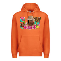 Carrot Afro woman with sunkissed Premium Hoodie - NancyCooperArtShop