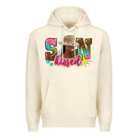 Sandshell Afro woman with sunkissed Premium Hoodie - NancyCooperArtShop