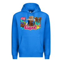 True Royal Afro woman with sunkissed Premium Hoodie - NancyCooperArtShop