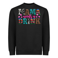 Black western mama needs a drink Heavyweight Sweatshirt - Artiststas