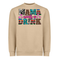 Mushroom western mama needs a drink Heavyweight Sweatshirt - Artiststas