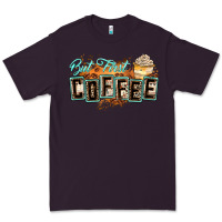 Plum but first coffee Premium Tee - Zillion Design Studio