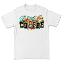 White but first coffee Premium Tee - Zillion Design Studio
