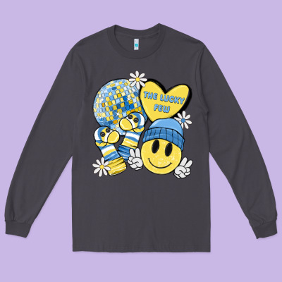 The Lucky Few Long Sleeve Tee Designed By Maliassmallbusiness
