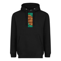 Black western tooled leather sunflower turquoise gemstone pen wrap 1 Heavyweight Hoodie - Jasminsmagicworld