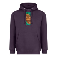 Plum western tooled leather sunflower turquoise gemstone pen wrap 1 Heavyweight Hoodie - Jasminsmagicworld